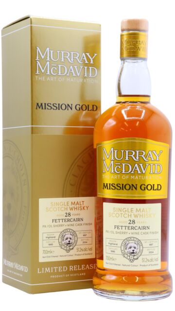 Fettercairn - Murray McDavid Mission Gold Series Sherry & Wine Cask Finished 1995 28 year old Whisky