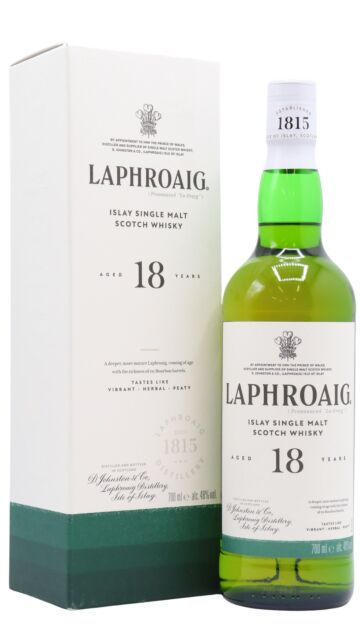 Laphroaig - Islay Single Malt Scotch 18 year old Whisky