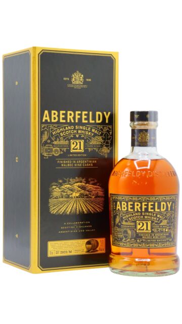 Aberfeldy - Argentinian Wine Cask Matured Highland Single Malt Scotch 21 year old Whisky
