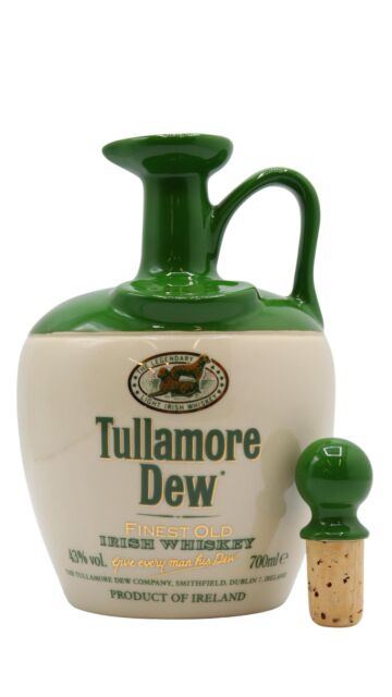 Tullamore Dew - Ceramic Jug Decanter Irish Whiskey