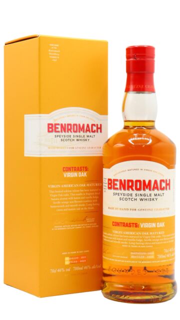 Benromach - Contrasts - Virgin Oak Cask Matured Single Malt Scotch 2013 10 year old Whisky
