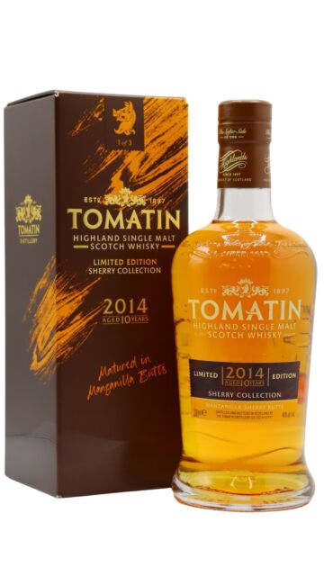 Tomatin - Sherry Collection - Manzanilla Cask Highland Single Malt Scotch 2014 10 year old Whisky