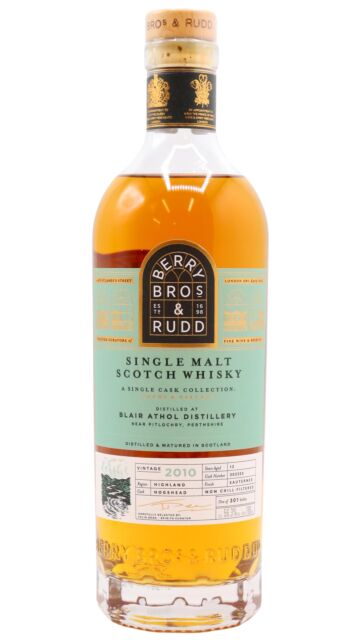 Blair Athol - Glens & Valleys - Berry Bros & Rudd Single Cask #303323 2010 13 year old Whisky
