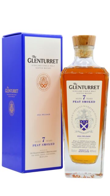 Glenturret - 2024 Release Peat Smoked Single Malt Scotch 7 year old Whisky