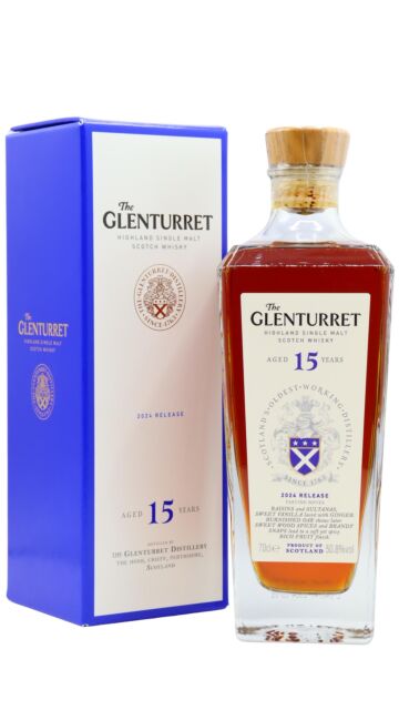 Glenturret - 2024 Release Single Malt Scotch 15 year old Whisky