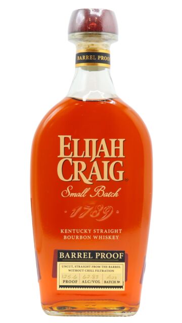 Elijah Craig - Barrel Proof Kentucky Straight Bourbon Whiskey