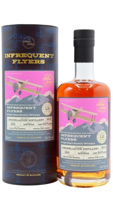 Craigellachie - Infrequent Flyers Single Virgin Oak Cask #2342 2012 12 year old Whisky
