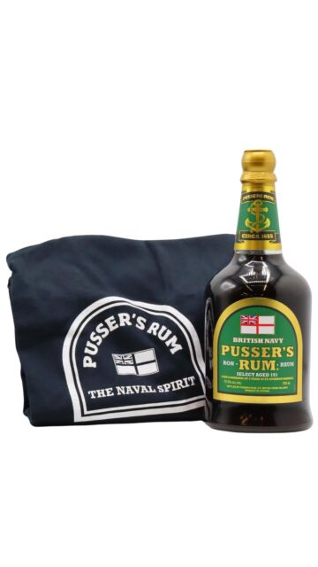 Pusser's - Select Aged 151 Overproof Rum (Includes T-Shirt)