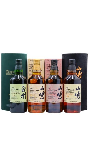 Suntory - Yamazaki & Hakushu - Tsukuriwake Cask Collection 2024 Edition Single Malt Japanese Whisky