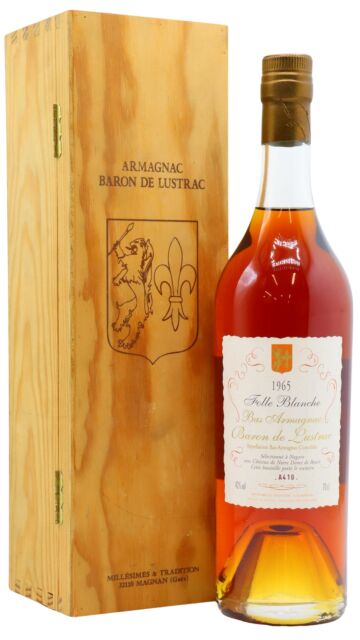 Baron de Lustrac - Folle Blanche Bas Vintage 1965 Armagnac
