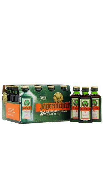 Jagermeister - Herbal Liqueur Miniatures (24 x 2cl)