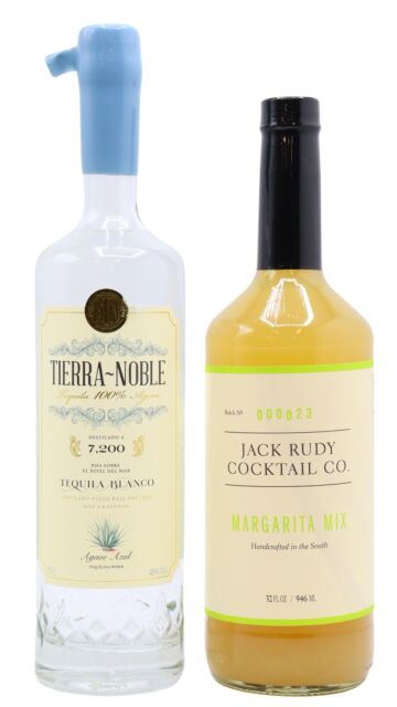 Tierra Noble - Blanco Tequila (Includes Jack Rudy Margarita Mix)