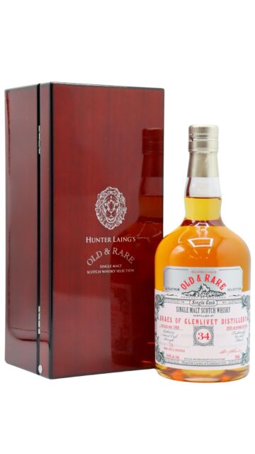 Braeval - Hunter Laing's Old & Rare Single Cask Single Malt Scotch 1989 34 year old Whisky