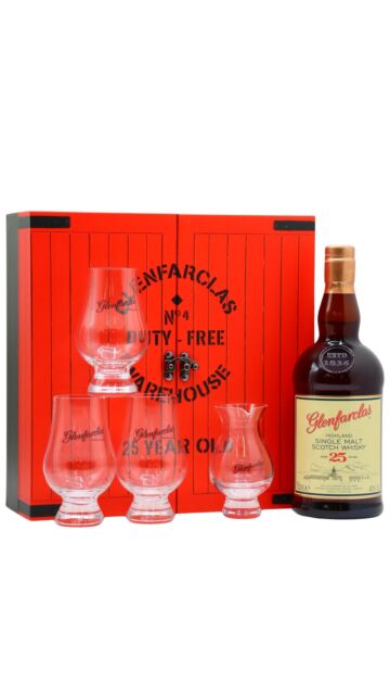 Glenfarclas - Highland Single Malt Scotch 25 year old Whisky Glass Pack