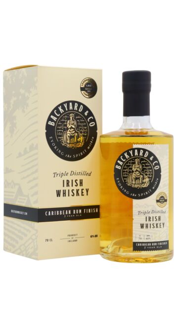 Backyard & Co - Caribbean Rum Finish Irish 5 year old Whiskey