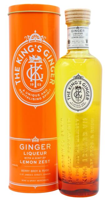 The King's Ginger - Lemon Zest Whisky Liqueur (Gift Box)