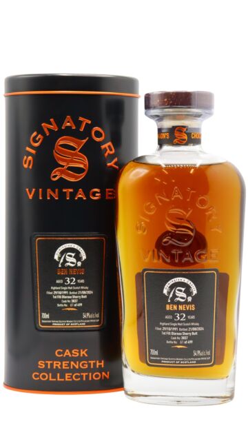 Ben Nevis - Signatory Vintage Symington's Choice Single Cask #3837 1991 32 year old Whisky
