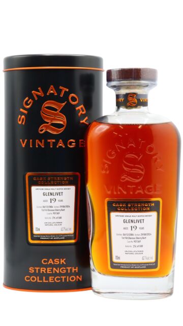 Glenlivet - Signatory Vintage Cask Strength Collection Single Cask #901369 2004 19 year old Whisky