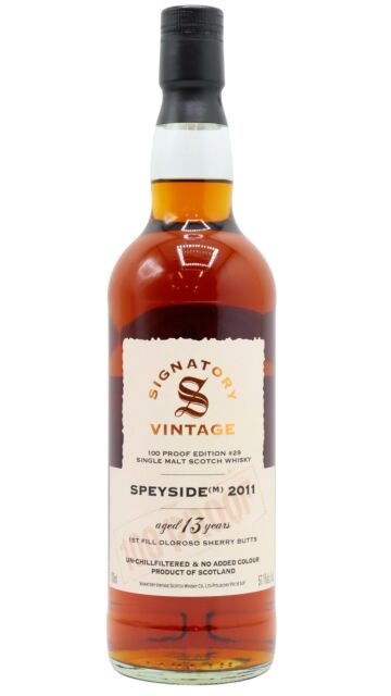 The Macallan - Signatory Vintage 100 Proof Batch #29 Single Malt Scotch 2011 13 year old Whisky
