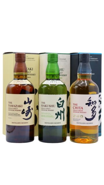 Suntory - Yamazaki, Hakushu & Chita Japanese Whisky Bundle