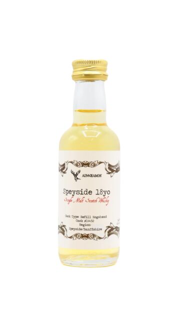 Undisclosed Speyside - Ainneamh - Single Cask #14432 18 year old Whisky Miniature