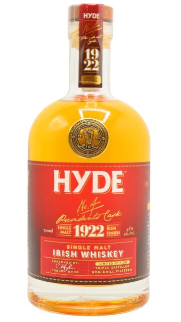 Hyde - No. 4 Rum Cask Matured Irish Whiskey