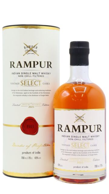 Rampur - Select - 2023 Edition - Limited Release Indian Whisky