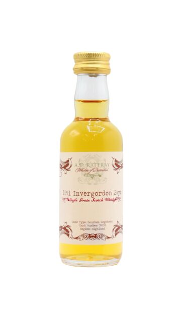 Invergordon - A.D. Rattray - Single Cask #39033 1991 24 year old Whisky Miniature