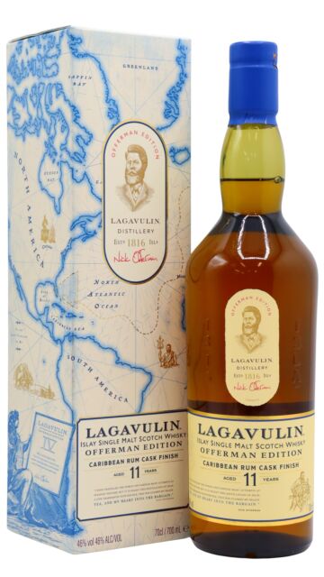 Lagavulin - Offerman 4th Edition - Caribbean Rum Cask Islay Single Malt Scotch 11 year old Whisky