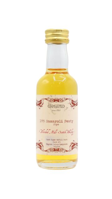Samaroli - Peaty Blended Malt Scotch 1995 20 year old Whisky Miniature