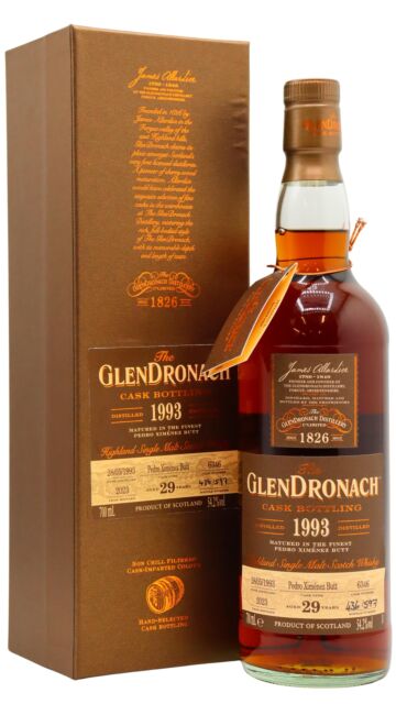 Glendronach - Single Pedro Ximenez Sherry Cask #6346 1993 29 year old Whisky