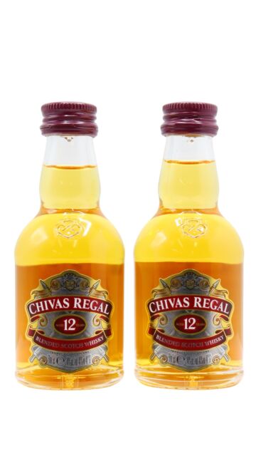 Chivas Regal - Blended Scotch 12 year old Whisky Miniatures (2 x 5cl)