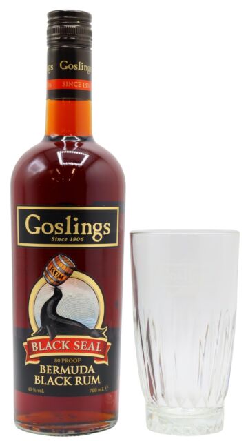 Goslings - Black Seal Rum (Includes Highball Glass)