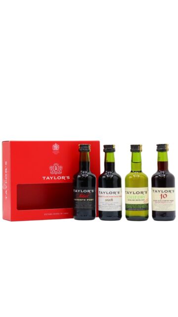 Taylor's - Chip Dry, Select Reserve, LBV & Tawny Port Miniature Gift Pack