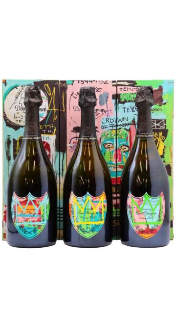 Dom Perignon - Vintage 2015 Special Edition – Tribute To Jean-Michel Basquiat – Blue, Yellow & Green Champagne