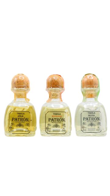 Patron - Silver, Reposado & Anejo Tequila Miniatures