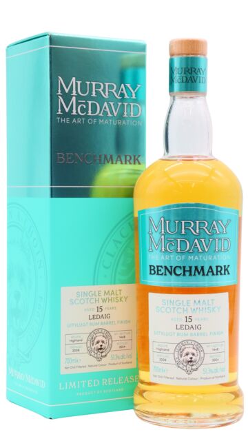 Ledaig - Murray McDavid Benchmark Uitvlugt Rum Cask Finish 2009 15 year old Whisky