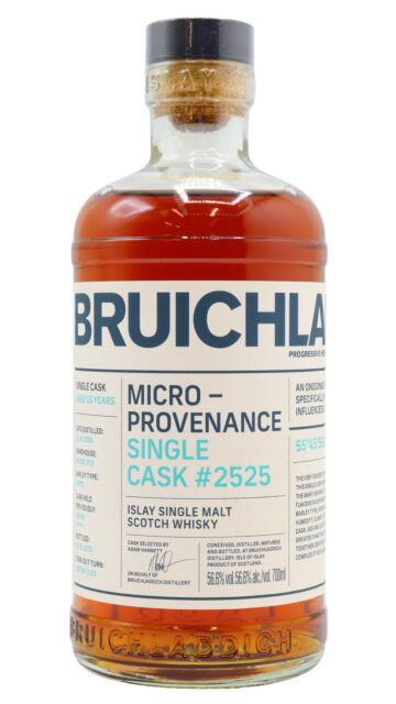 Bruichladdich - Micro Provenance Single Syrah Wine Cask #2525 2008 15 year old Whisky