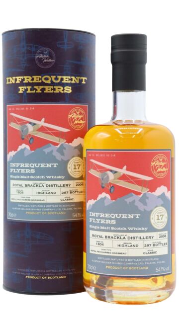Royal Brackla - Infrequent Flyers Single Cask #1804 2006 17 year old Whisky