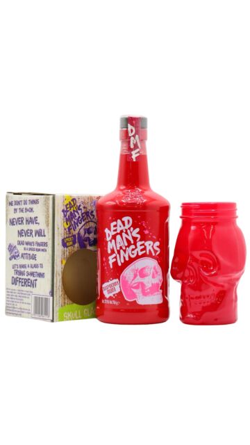 Dead Man's Fingers - Raspberry Rum (Includes Coloured Skull Glass)