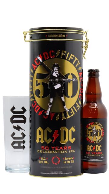 AC/DC - 50 Years Celebration IPA Version #1 Beer Gift Pack