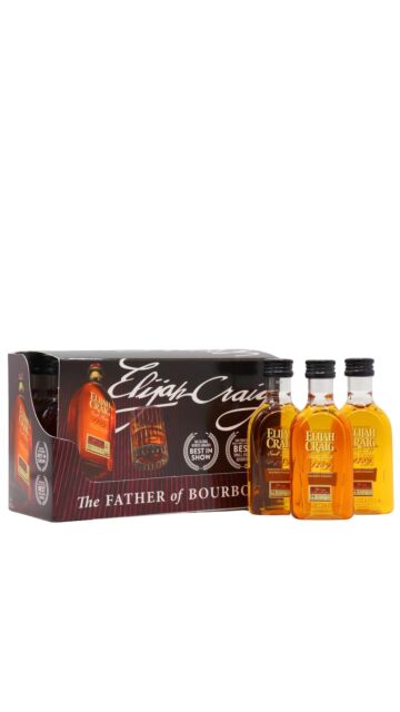 Elijah Craig - Small Batch Kentucky Straight Bourbon Whiskey Miniatures (12 x 5cl)