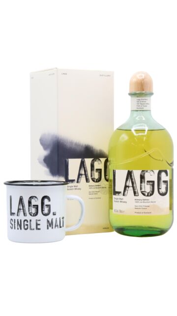 Lagg - Kilmory Heavily Peated Single Malt Scotch Whisky (Includes Metal Cup)