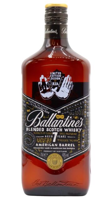 Ballantines - American Barrel x RZA Limited Edition Blended Scotch 7 year old Whisky