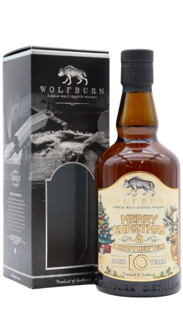 Wolfburn - Christmas 2024 Limited Release Highland Single Malt Scotch 10 year old Whisky