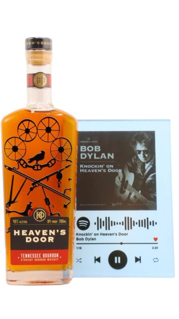 Heaven's Door - Straight Bourbon Whiskey (Bob Dylan) (Includes Spotify Plaque)