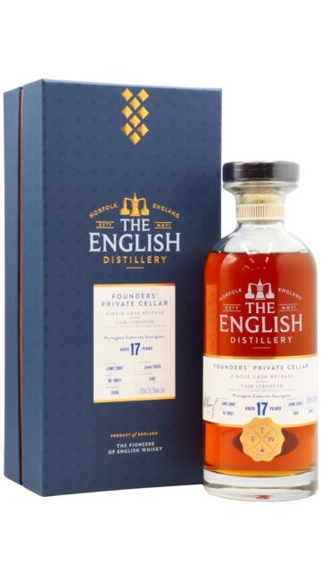 The English - Founders Private Cellar - Single Cabernet Sauvignon Cask 2007 17 year old Whisky