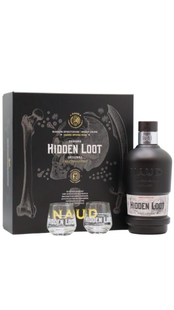 Naud - Hidden Loot Original Spiced Rum Glass Pack
