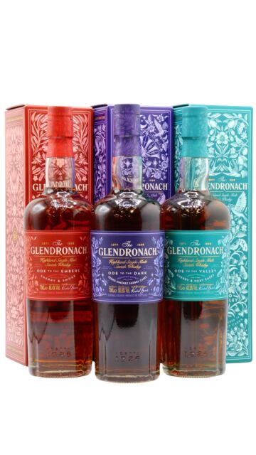 Glendronach - Masters Anthology Collection Single Malt Scotch Whisky Bundle