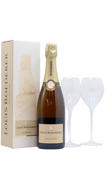 Louis Roederer - Collection 244 Champagne (Includes Champagne Flutes)